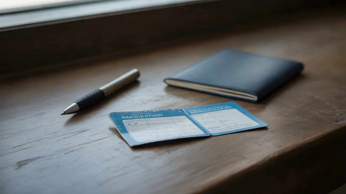 Blue Departure Card China Immigration Slip: Still Used?