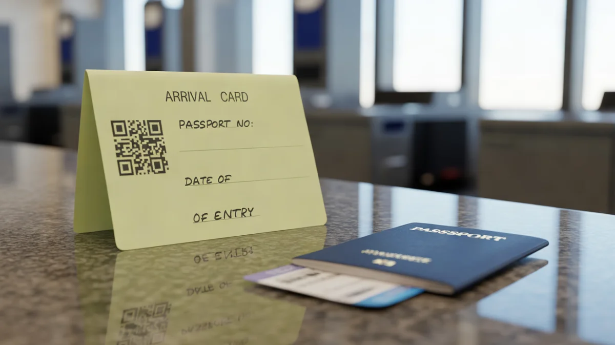 China Yellow Arrival Card Paper Form: Who Needs One