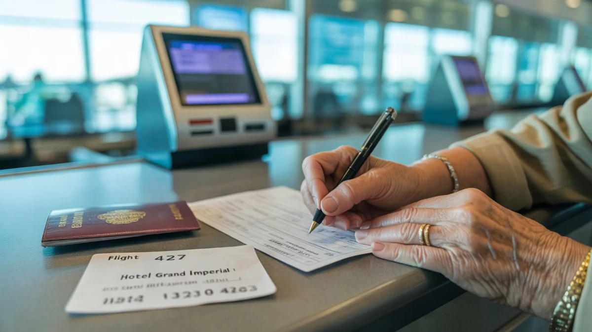 Senior Travellers Without Smartphone Access